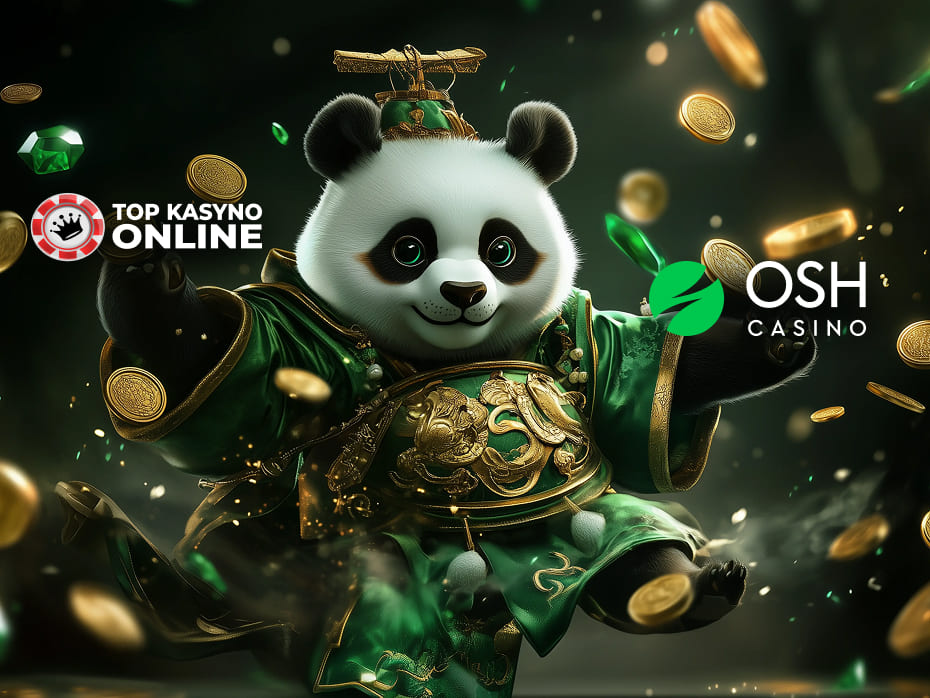 postać pandy z kasyna Osh