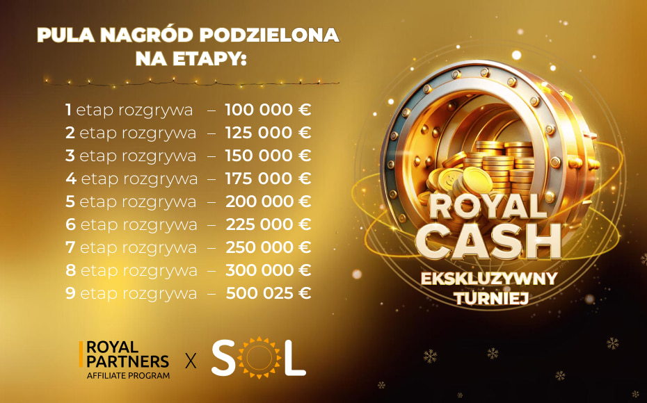 Turniej w Sol Casino od Royal Partners 