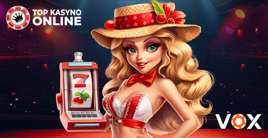 Interfejs Vox Casino pokazujący grę na żywo i sloty